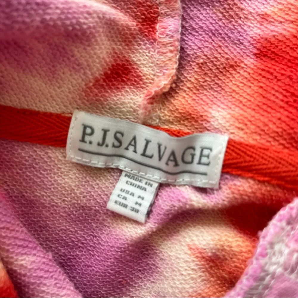 PJ Salvage Daydream Doodles Tie Dye Lounge Hoodie 'Love Makes' - Picture 8 of 9